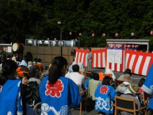 写真：美里ヒルズ絆祭り 挨拶