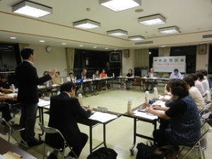 写真：育生地区民生委員児童委員協議会との懇談会