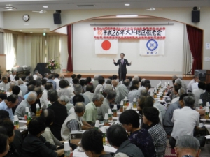 写真：地区敬老会 挨拶1