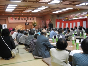 写真：地区敬老会 挨拶6