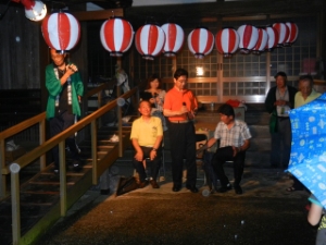 写真：夏まつり 挨拶