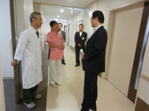 写真：久居病院新本館 内覧会