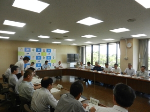 写真：台風第11号に係る災害対応等連絡会
