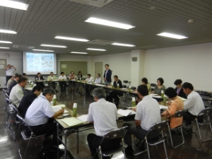 写真：甲賀広域勤労者互助会職員視察研修会 挨拶