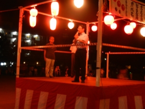 写真：夏まつり 挨拶4