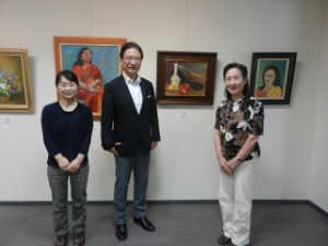 写真：フェニックス洋画グループ展 鑑賞