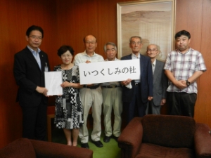 写真：津市新斎場に係る建設地地元3自治会 来訪