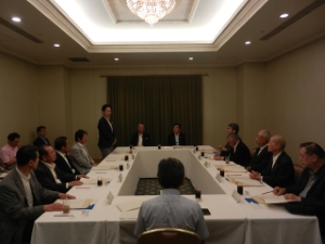 写真：高虎サミットin今治　首長会議