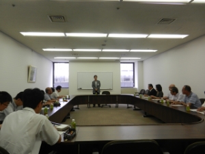 写真：津市社会福祉事業団 合同施設長会議 挨拶