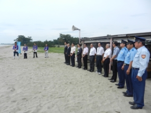写真：香良洲海岸海開き祈願祭 挨拶
