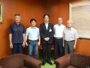 写真：津市ボランティア協議会　役員来訪