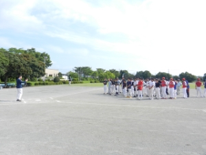 写真:第6回津市ソフトボール同友会市長杯 挨拶