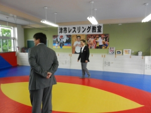 写真:津レスリング教室