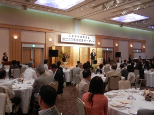写真：三重県保険医協会設立40周年記念パーティ 挨拶