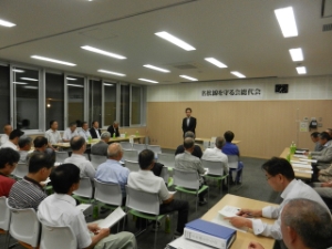 写真：名松線を守る会総代会 挨拶