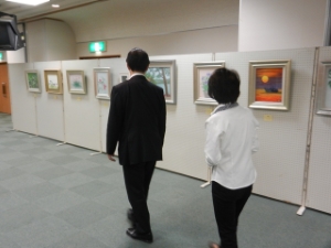 写真:第34回雅会日本画展 鑑賞