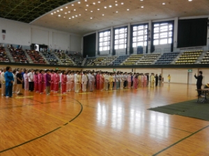 写真：第23回三重県武術太極拳フェスティバル 挨拶