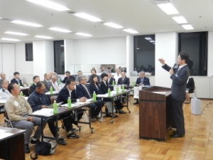 写真：津市スポーツ協会通常総会 挨拶