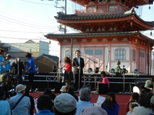 写真：津観音縁日祭 挨拶