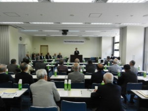 写真：津市自治会連合会定期総会 挨拶