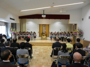 写真：津愛児園新園舎竣工式