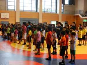 写真：一志ジュニアレスリング合同合宿