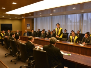 写真：NHK大河ドラマ「藤堂高虎」を誘致する会主催 要望活動1