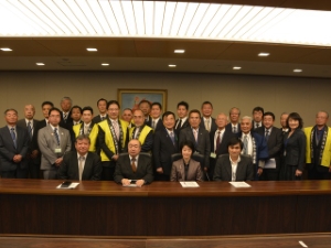 写真：NHK大河ドラマ「藤堂高虎」を誘致する会主催 要望活動2