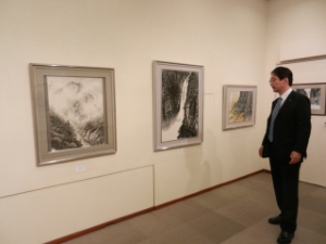 写真：津日本画会　第73回作品展 鑑賞