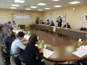 写真：【市政懇談会】津市障がい者団体連絡協議会