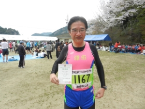 写真：龍王桜マラソン＆ウォーキング大会 マラソン10km男子の部 参加