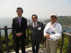 写真：「坊津」視察