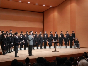 写真：第3回JCAユースクワイア・コンサート 挨拶