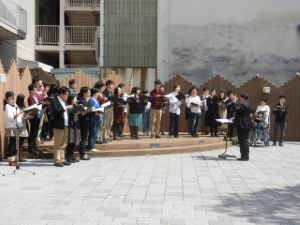 写真：第3回JCAユースクワイア　街角コンサート 鑑賞