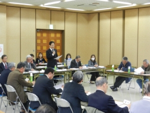 写真：津市社会福祉協議会評議員会 挨拶