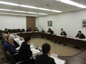 写真：津市商業団体連合会との懇談会