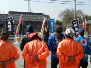 写真：消防団入団促進ふれあいキャンペーン 挨拶