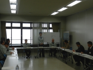 写真：大雪警報の発令に係る津市災害対策本部会議