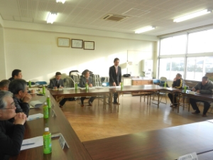 写真:北立誠地区自治会連合会との懇談会