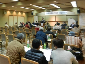 写真：三重県建設労働組合中央支部 第26回定期大会 挨拶