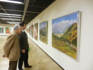 写真：第38回社団法人創元会三重支部展 鑑賞