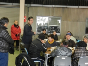 写真：北垣内地区の集い 挨拶