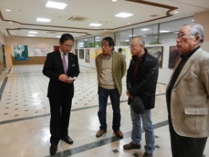 写真：第7回久居洋画協会展 鑑賞