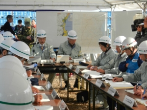 写真：平成25年度津市総合防災訓練1