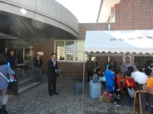 写真：川合公民館文化祭 挨拶