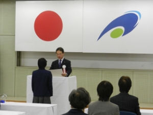 写真：津市文化功労賞・奨励賞、スポーツ功労賞・奨励賞、教育功労者表彰式1