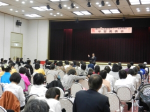 写真：津市中央公民館文化祭 挨拶