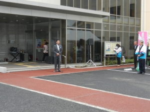 写真：一志町ふれあいまつり 挨拶