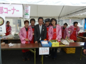 写真：一志町ふれあいまつり 激励