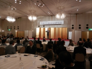 写真：小唄土筆派三都乃会　結成15周年記念パーティー 挨拶